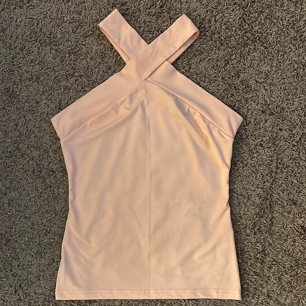 SHEIN Peach Sleeveless Tank Top